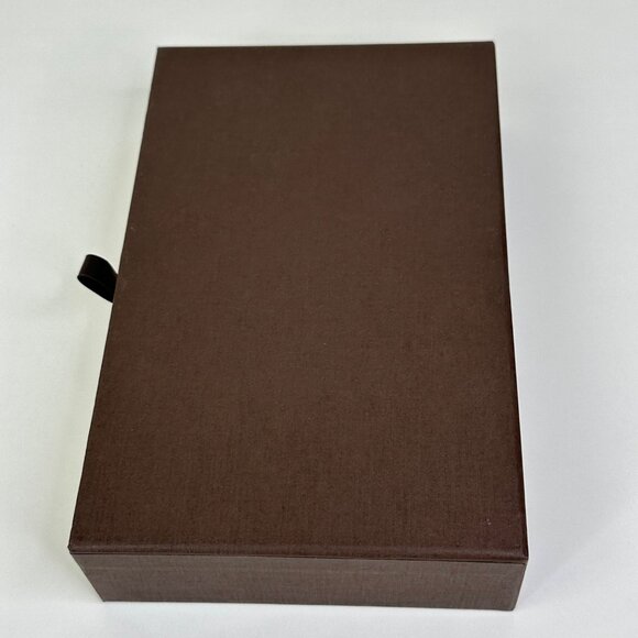Louis Vuitton Brown Sliding Drawer Gift Box With Black Pull Tab 8.5"x5.5"x2" - Picture 7 of 12